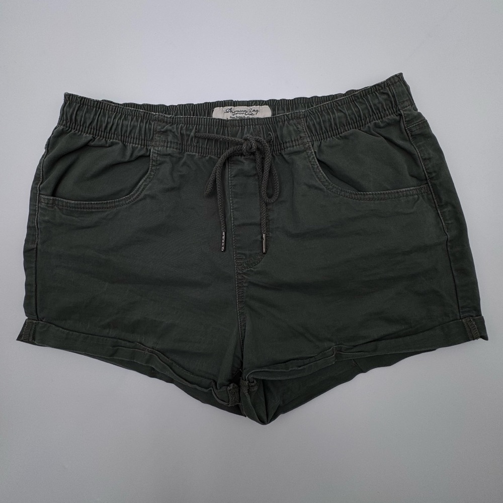 American Rag by Cie Women’s Cotton Drawstring Shorts Dark Gray Size 9